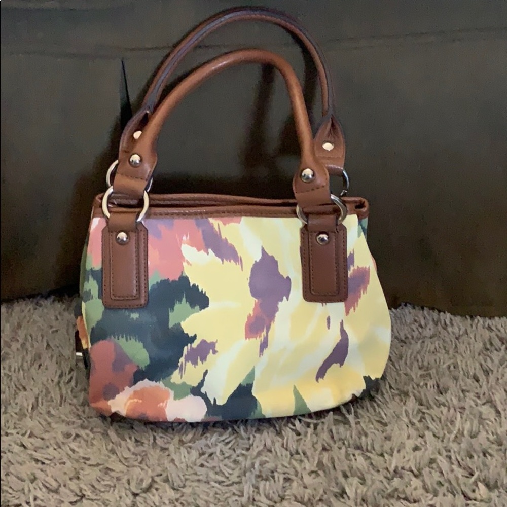 Tignanello floral handbag